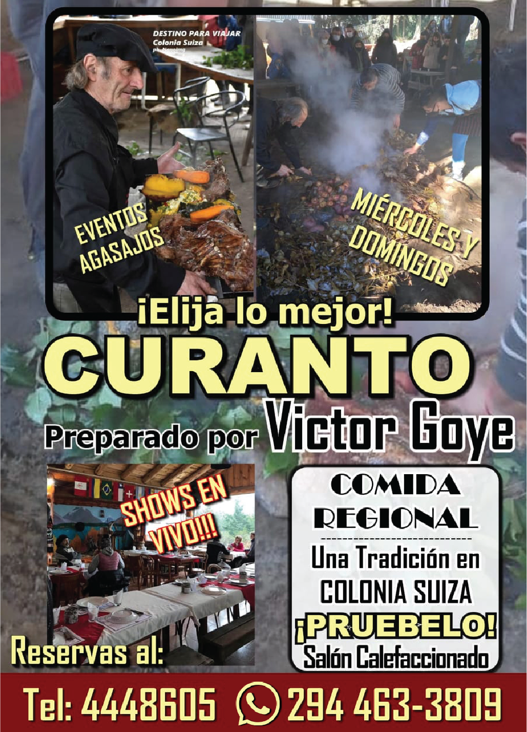 Restaurante Los Curantos de Víctor Goye en Bariloche