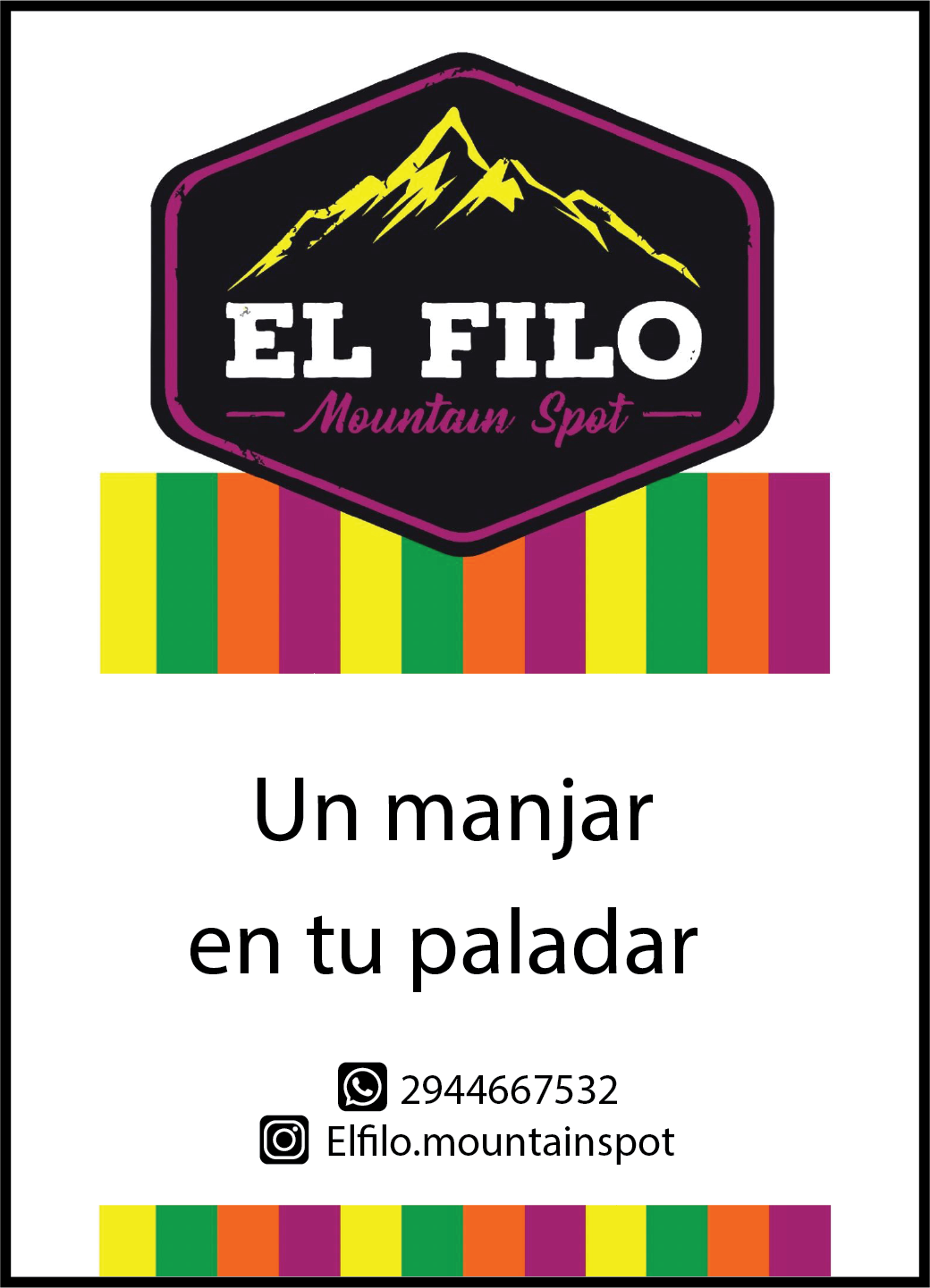 Restaurante El Filo Food en Bariloche